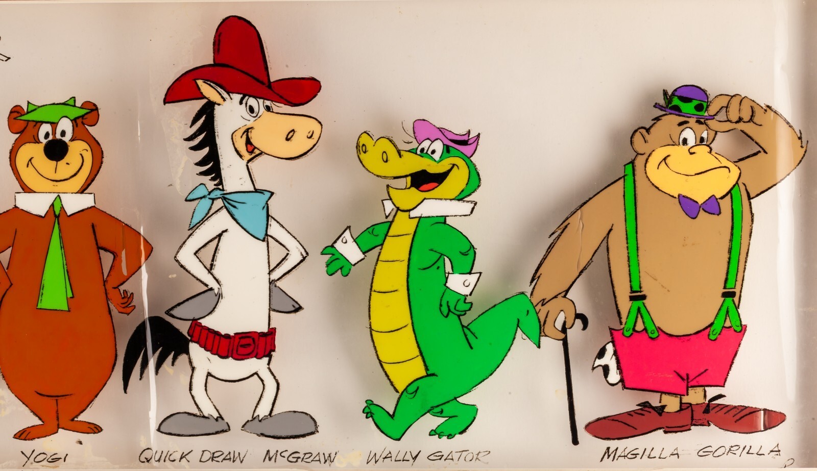 "Yogi Bear" Hanna-Barbera 1973 "Size Relationship" Production Animation Cel Item image 5