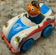Vintage Sesame Street Diecast ERNIE Toy Race Car (Playskool, 1983) Muppe... - $1.85