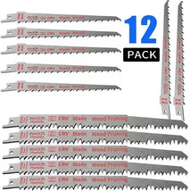 9-Inch 5-Pack And 6-Inch 7-Pack Wood Pruning Saw Blades For Reciprocatin... - £26.61 GBP
