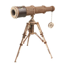 Robotime Monocular Telescope Model Wooden Kit - £50.68 GBP