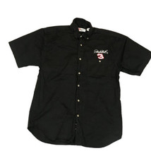 Vtg Dale Earnhardt Shirt Large L #3 Embroidered Short Sleeve Cotton Butt... - £19.77 GBP
