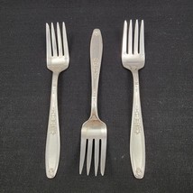 3 Salad Forks Ambassador 1847 Rogers Bros Silverplated by International Silver - £6.35 GBP