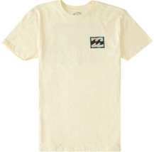 Billabong Crayon Wave Boys Short Sleeve T-Shirt Mellow Yellow Size XL New - $15.99