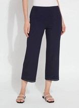 Lysse wide leg ponte pants in True  Navy - size XS - $80.19