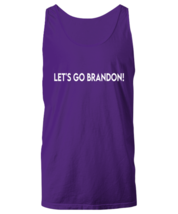 Joe Biden TankTop Let&#39;s Go Brandon Purple-U-TT  - £15.67 GBP