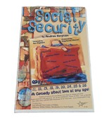 Poster Flyer Willits Community Theater&quot;SOCIAL SECURITY&quot; BY ANDREW BERGMAN - $13.00 CAD