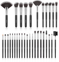 Professional Makeup Brush Set 32-Piece Brushes Wooden Handle Cosmetic Eyeshadow - £14.88 GBP