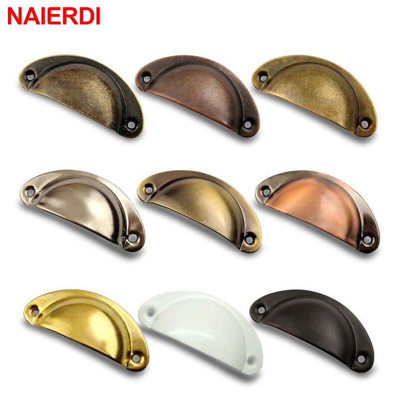 NAIERDI 20PCS Retro Metal Kitchen Drawer Cabinet Door Handle Furniture Kno - £13.94 GBP+