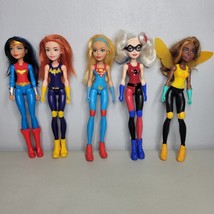 DC Superhero Doll Lot 12” Wonder Woman Super Girl Batgirl Harley Quinn Bumblebee - £38.75 GBP