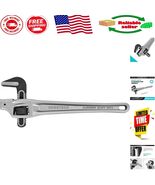 14-Inch Aluminum Pipe Wrench with 2-Inch Jaw Capacity - Ideal for Tight ... - $921.56 MXN
