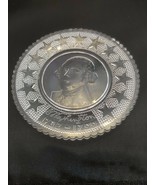 Pairpoint Clear Glass Vintage Cup Plate. George Washington RARE excellen... - £11.92 GBP
