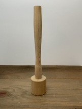 Vintage Solid Wood Carvers Mallet Long Handle 10.5” Excellent - £22.92 GBP