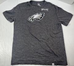 Majestic Team Apparel Mens GRAY Graphic T Shirt - Philadelphia Eagles - Size M - £9.31 GBP