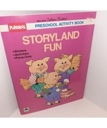 Playskool Preschool Activity Book Storyland Fun Paper Doll Sticker Press... - £8.70 GBP