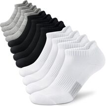 Amutost Womens Athletic Ankle Socks No Show Cushioned 6 Pairs Size M - $277.26 MXN