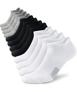 Amutost Womens Athletic Ankle Socks No Show Cushioned 6 Pairs Size M - €12,93 EUR
