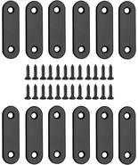 12 Pcs Straight Brace, Flat Brace 2” X 0.6”, Stainless Steel Straight Br... - $199.92 MXN
