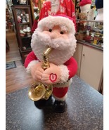 Sound Light Animatronic Saxaphone Playing Santa Christmas Music Light Up... - $67.87 CAD