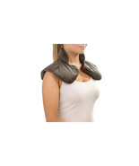 SHARPER IMAGE Heated Neck + Shoulder Wrap: Experience Comfort with Natur... - £20.49 GBP