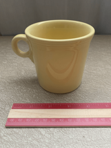 Fiesta Ware Mug Yellow Coffee Ring Handle Homer Laughlin MMB USA Cup Vin... - £5.49 GBP