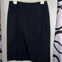 Black label by Evan Picone classic black, pencil skirt, size 6 - £15.41 GBP