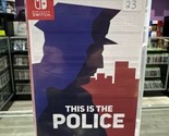 This Is the Police (Nintendo Switch, 2017) Tested! - $16.87