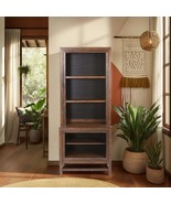 Two-Tone Bookcase Pier: No Assembly, Stylish &amp; Ready - $17,311.46 MXN