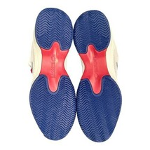 Lacoste Men’s Sneakers White Red Blue Size 10 US New w/ Box Tennis Court Shoes image 9