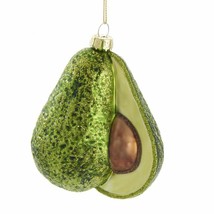 Kurt Adler Blown Glass Avocado Christmas Ornament - £7.89 GBP
