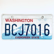  United States Washington Evergreen State Passenger License Plate BCJ7016 - £12.65 GBP