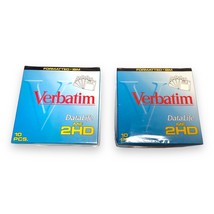 Verbatim DataLife MF 2HD Microdisks 3.5&quot; IBM Formatted 10pk NEW SEALED S... - $18.70