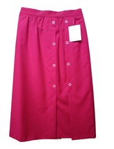 Skirt Sport Buttons Red Solid Colour Spring Wool Cold Various Sizes Hot - £41.69 GBP