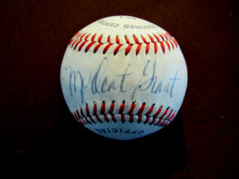 Jim Mudcat Grant Indians Twins ALL-STAR Signed Auto Vtg Spalding Baseball Jsa - £94.95 GBP