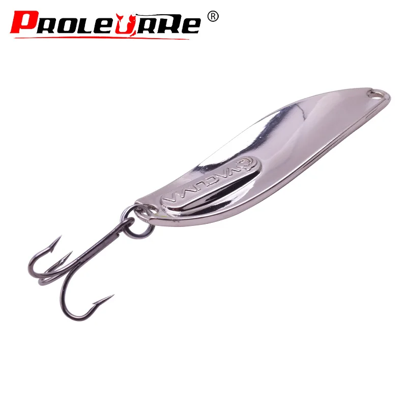Sporting Metal Vib Leech Spinners Spoon Lures 10g 15g 20g Artificial Bait With F - £23.90 GBP