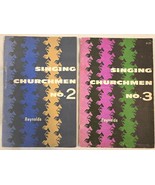 Vintage CHURCH MUSIC SONGBOOKS Singing Churchmen No 2 &amp;3 Male Vocal Choir - $13.85