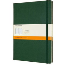 Moleskine Notebook, Extra Large, Ruled, Myrtle Green, Hard Cover (7.5 x ... - £24.90 GBP