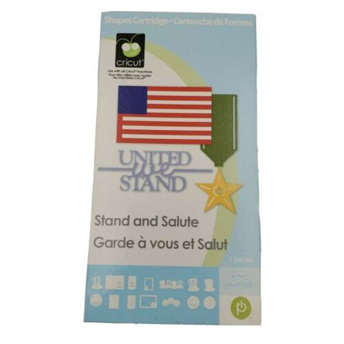 Cricut Stand and Salute United We Stand Cartridge Complete Link Unknown