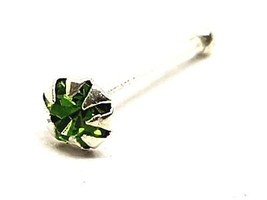 Peridoto de nariz diminuto de 2 mm Peridoto verde redondo 22 g (0,6 mm)... - £3.61 GBP