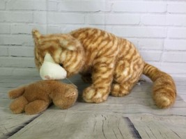 VTG The Heritage Collection Ganz Bros Tabby Cat Mom Kitten Stuffed Animal Plush - £35.24 GBP