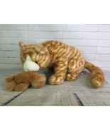 VTG The Heritage Collection Ganz Bros Tabby Cat Mom Kitten Stuffed Anima... - £35.30 GBP