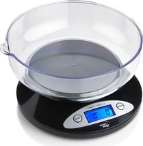 Smart Weigh Food Kitchen Scale With Bowl,11Lb X 0.1Oz / 5000 X 1Grams, Digital - £27.79 GBP