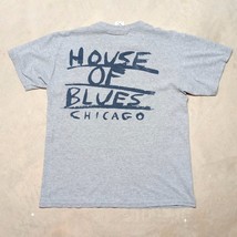 Vintage House Of Blues Chicago Gray Short Sleeve T-shirt - Size Medium - £11.92 GBP