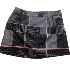 Slazenger Golf Skort Skirt Womens 14 Abstract Geo Print Built in Short - £16.25 GBP