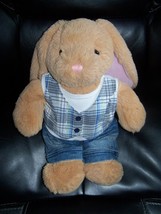 Build A Bear Brown Rabbit W/LIMITED Too Outfit Euc - £16.33 GBP