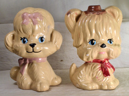 #3232 Retro pair of Dog Statues 3 7/8&quot; tall - $15.00