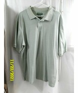Men&#39;s David Taylor Collection Polo Shirt XL Short Sleeve Green - $178.75 MXN
