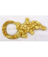 Vintage USA Tennessee Shell Mosaic Alligator Mother of Pearl--Acrylic resin - $27.66 CAD