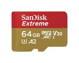 SanDisk Extreme 64 GB Class 10/UHS-I (U3) V30 microSDXC - $21.21