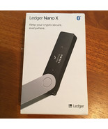Ledger Nano X Crypto Hardware Wallet Bluetooth Onyx Black New In Box - £66.70 GBP