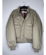 Aircrews Only Camel Goose Feather Jacket Vintage Men’s Large Minor Flaws - $85.00